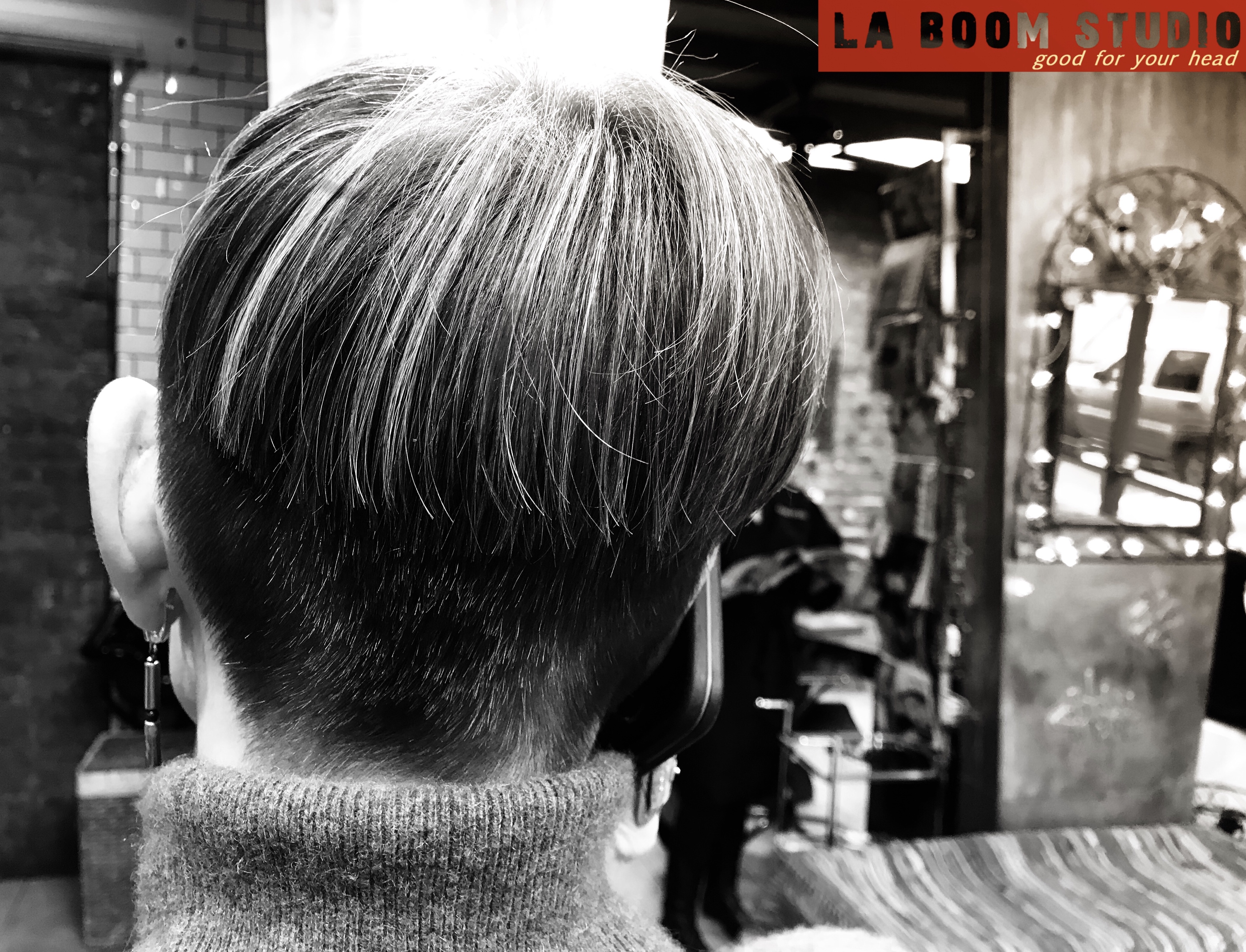 Good for your head, men's cut from the back